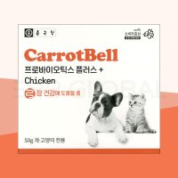 강아지 유산균 고양이 설사 애견 반려견 반려묘 펫 반려동물 캐롯벨 프로바이오틱스 치킨