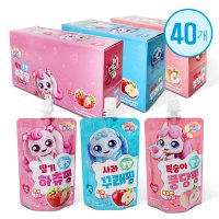 알쏭달쏭 캐치티니핑 과채음료 100ml 40개 파우치 어린이 쥬스