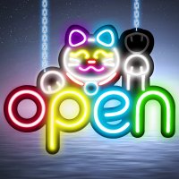 영업중 간판 LED 오픈사인 OPEN 전광판 부동산 카페 식당 개업선물 음식점 미니 창문