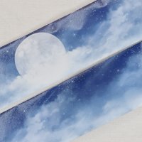 보름 화지 마스킹테이프 하늘 풍경 밤하늘 보름달 마테컷