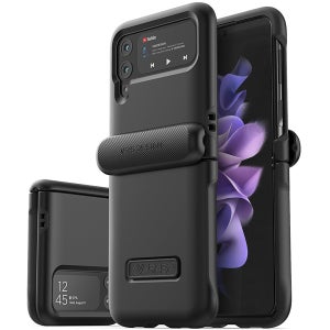 베루스 갤럭시 자동 힌지보호 풀커버 테라가드 모던 블랙, 갤럭시Z 플립3