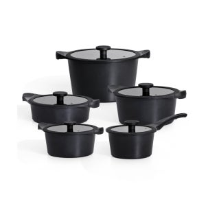 모던 세라믹 코팅 블랙 인덕션 혼수 IH 냄비 세트