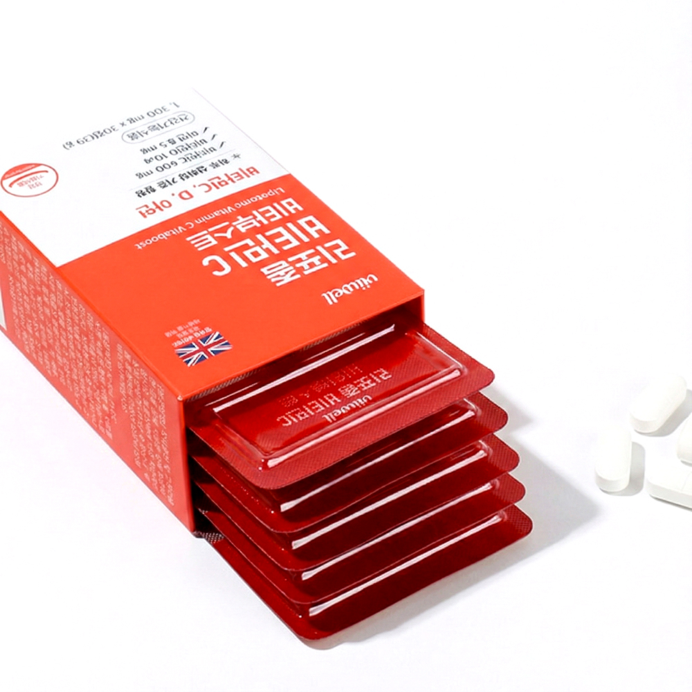 리포좀 <b>비타민C</b> 고함량 1300mg <b>비타민</b>씨 <b>리포조말</b> 30정, 1개