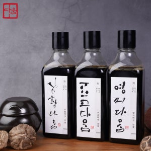 저염 버섯 간장 세트 250ml 500ml 영지 표고 상황버섯 건강 이유식 명절 설 선물
