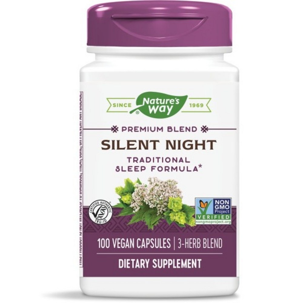 네이쳐스웨이 사일런트 나이트 <b>허브 블렌드</b> 레몬밤 100캡슐