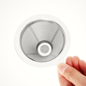 커피 드리퍼 스텐 드립 초미세 필터 거름망 10x7cm