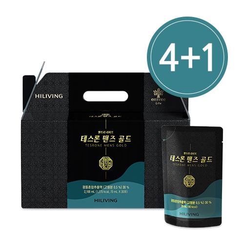 <b>하이리빙</b> 테스론맨즈골드 (녹용즙) (4+1세트)