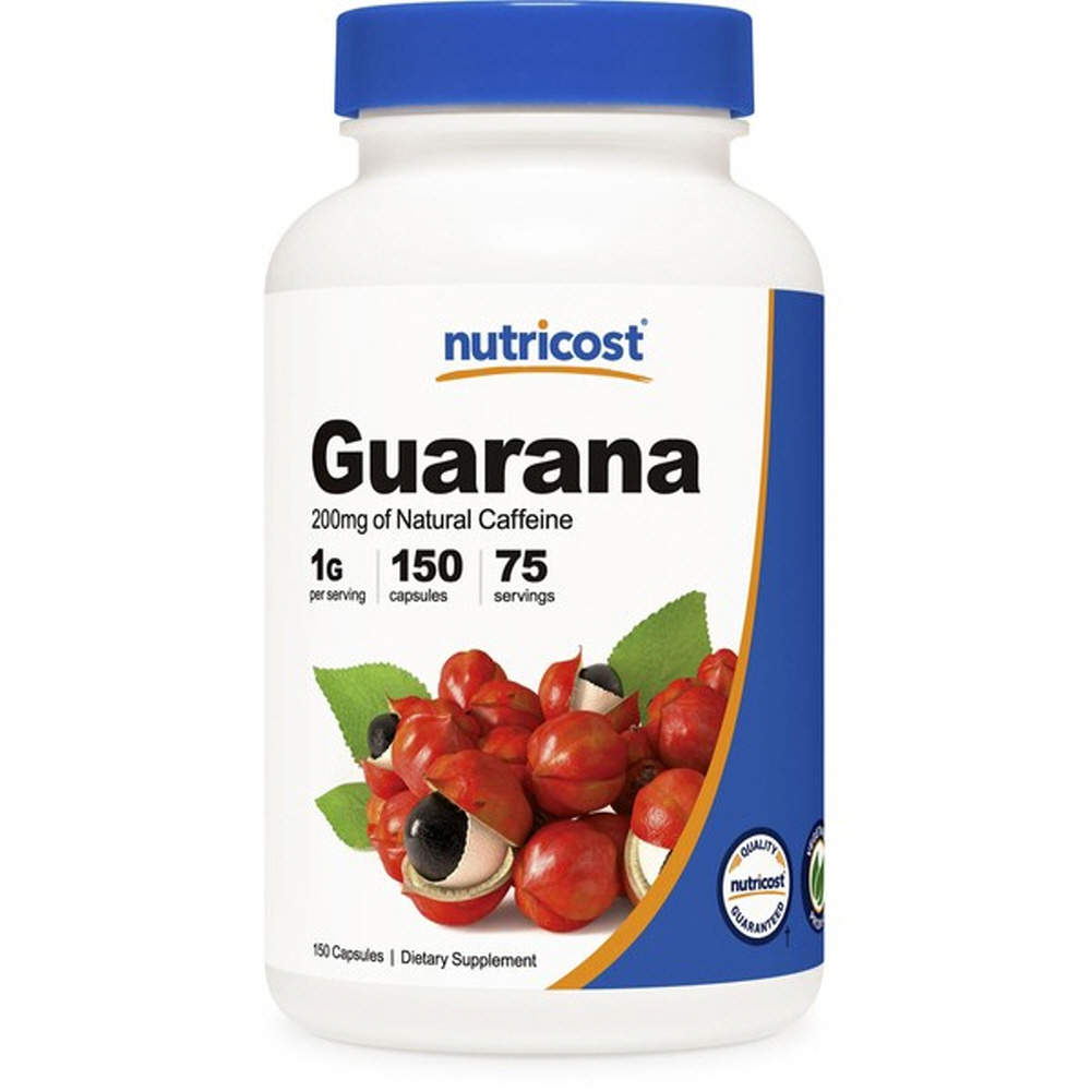 뉴트리코스트 과라나 Guarana 추출물 1000mg 150캡슐