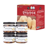 알마늘 장아찌 350g X 4ea 밥반찬 한식 간장소스 매실농축액 새콤달콤 알싸한 맛