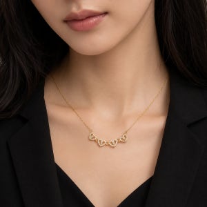 14k 18k 네잎클로버 여자목걸이 금 여성 선물
