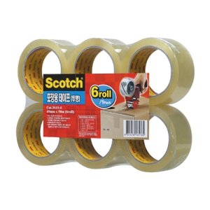 3M 스카치 포장용 박스테이프 3615-6 6롤 48mmX50m