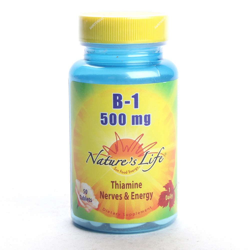 <b>네이쳐스라이프 비타민 B1</b> 500mg 50개