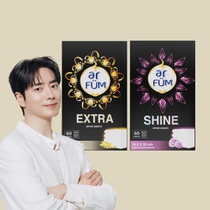 아로퓸 섬유유연제 건조기 드라이시트 60매+60매(샤인+엑스트라)