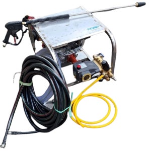 혼다엔진식 해상용 고압세척기(스텐차대)냉수용 150Bar 15L/min 통발세척용 김발세척