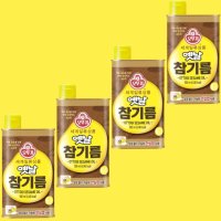 오뚜기 옛날 참기름 500ml 4개 고소한 참기름