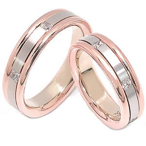 금 커플링 웨딩밴드 디자인 리네즈