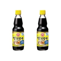 오뚜기 맛좋은 멸치장국 360MLX2개 홈캉스 식재료 홈메이킹 간편식 간단요리 캠핑 휴가 방학 한끼식사