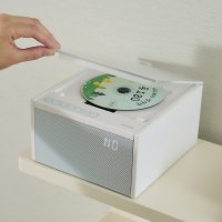 아이리버 올인원 CD 플레이어 턴테이블 디자인 라디오 블루투스 스피커