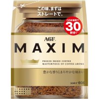 AGF 맥심 인스턴트커피 리필 봉투 일본 60g