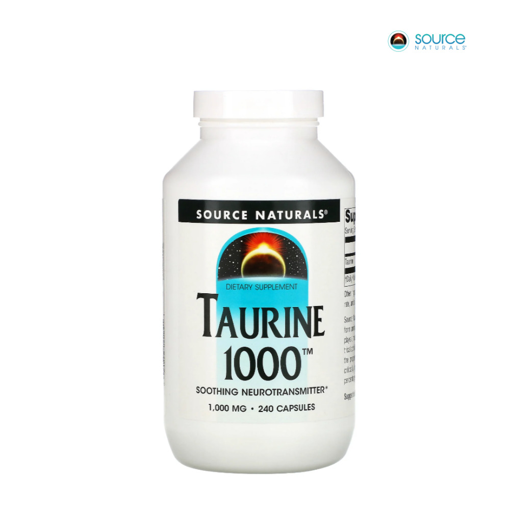 소스내츄럴스 타우린 1000 Taurine 240캡슐