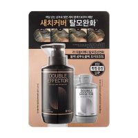 려 더블이펙터 탈모증상완화 블랙 샴푸 321ml+블랙 트리트먼트 110ml