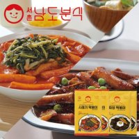 남도분식 떡볶이 혼합 세트(시래기 떡볶이 2팩+짜장 떡볶이 2팩)