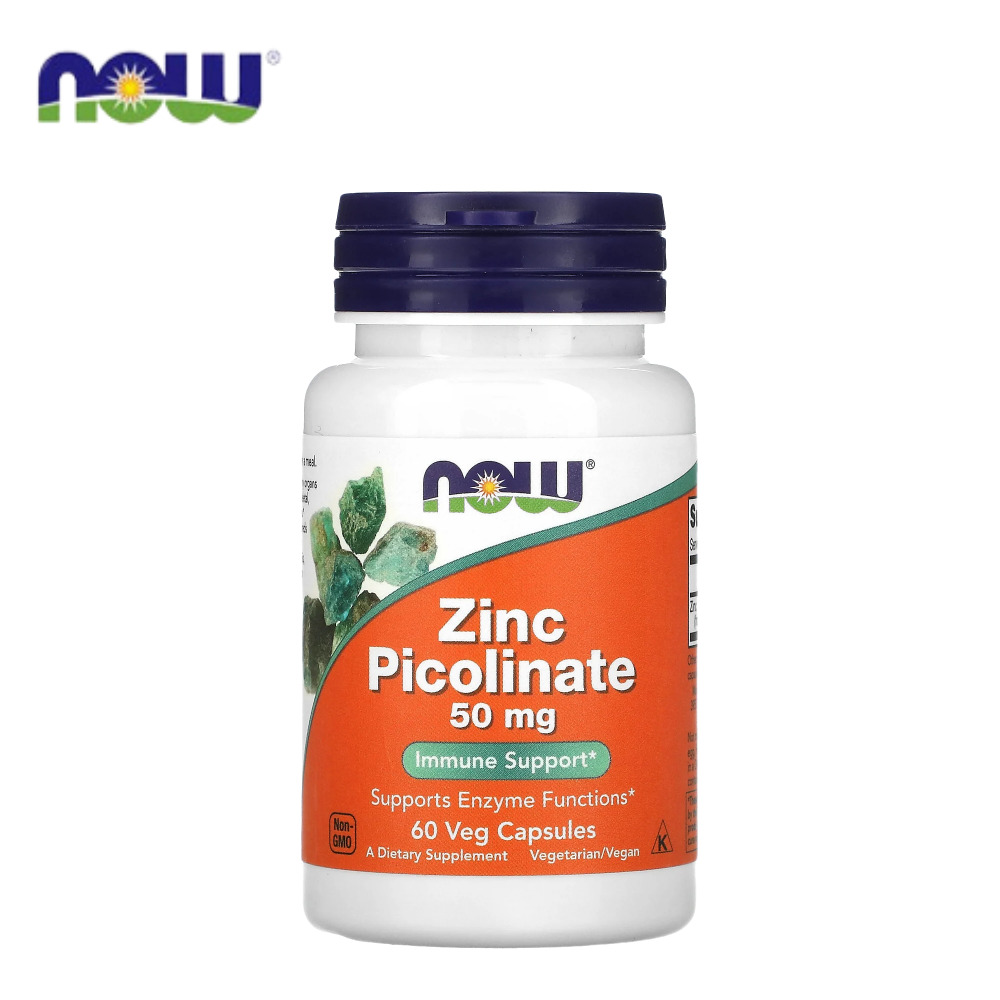 나우푸드 아연 <b>징크 피콜리네이트 50mg</b> 60캡슐