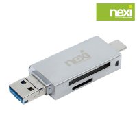 넥시 마이크로 SD카드 USB 3.0 멀티 OTG 카드리더기 3IN1 NX886