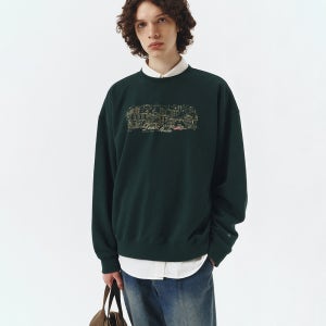 UNISEX HOLIDAY SWEATSHIRT FOREST GREEN_M_UDTS3C110E3