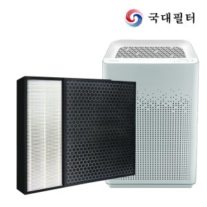 [호환] 국대필터 위닉스 공기청정기필터 AZSE430-IWK 탈취 헤파 세트