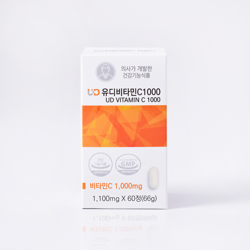 유디<b>라이프</b>케어 <b>비타민C</b> 1000 고품질<b>비타민C</b> 1100mg x 60정 2개월분 고함량