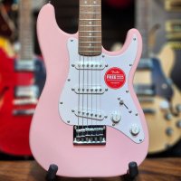 스콰이어 SQUIER MINI STRAT V2 SSS LRL 미니 일렉기타 PINK