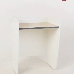 [인토스 가구] 하이그로시 낮은810 칸막이 독서실 학원 랩책상 우드 화이트 640x460x810 기본타공