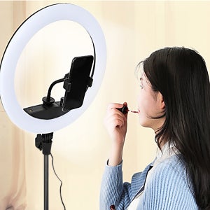 아프리카티비 led 링라이트 조명 삼각대 포함 유튜브 트위치 비제이 스트리머