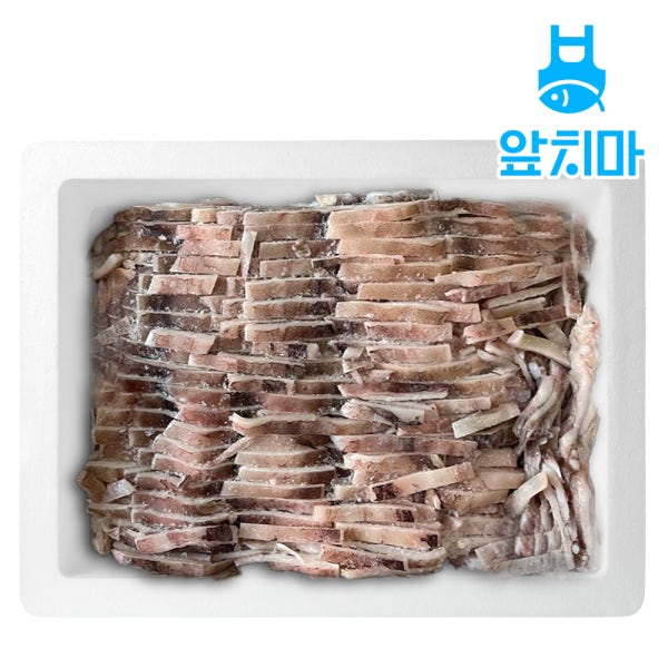 냉동 손질오징어 4kg 냉동오징어채 절단