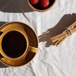 카네수즈 아메보더 빈티지 예쁜 일본 커피잔 컵앤소서