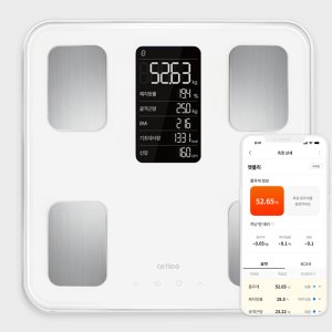 앳플리 UX 정확한 몸무게 저울 더블스마트인 바디체중계 체지방 가정용 전자 기계