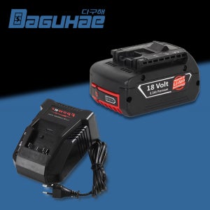호환용 보쉬 18V 배터리 충전기 세트 A/S보증 BAT609 18V 6.0Ah 6000mAh 1018K 3.5A