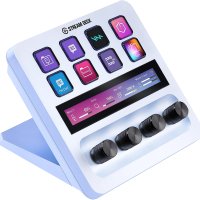 엘가토 Stream Deck Plus 다이얼 LCD 컨트롤러 화이트