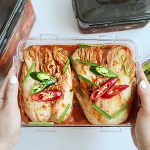 비스프리김치통 트라이탄밀폐용기 반찬통 장아찌 게장 대형 용기 5L