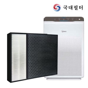 [호환] 국대필터 위닉스 공기청정기필터 AZBE380-IWK 탈취 헤파 세트