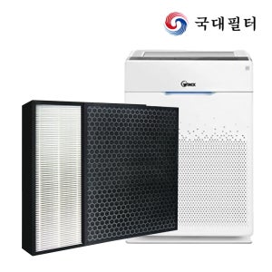 [호환] 국대필터 위닉스 공기청정기필터 AZPE500-HWK 탈취 헤파 세트