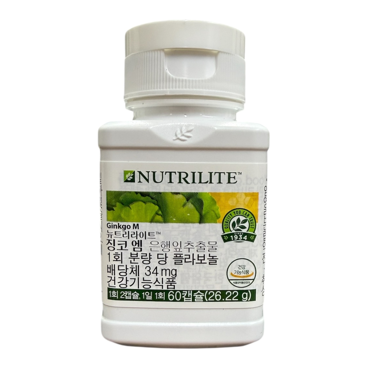 암웨이 뉴트리라이트 징코 M (60캡슐)