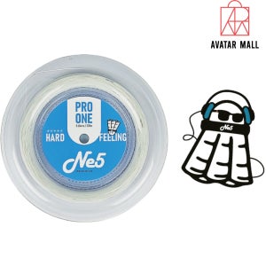 네오 프로원 배드민턴 스트링 0.68mm 200M 릴 화이트