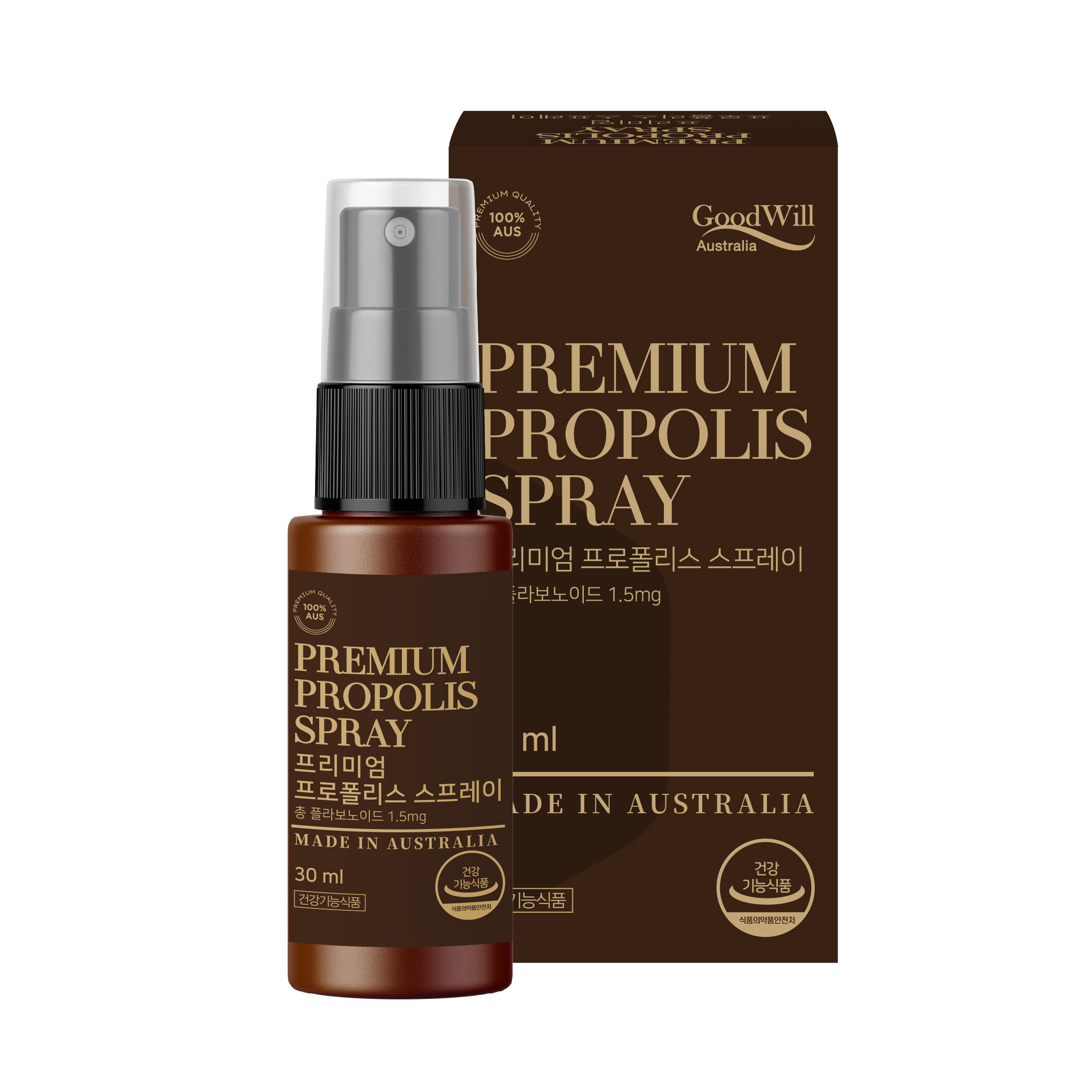 [<b>굿윌</b>] 항산화 프리미엄 호주 프로폴리스 스프레이 30ml