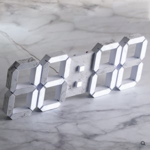 국산 플라이토 비앙코 인테리어 LED 벽시계 38cm