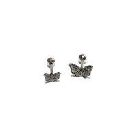 (어센틱/ 2size) Thin butterfly piercing 나비피어싱 앤틱피어싱