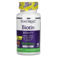 나트롤 비오틴 츄어블 뷰티 Natrol Biotin 10000 고함량