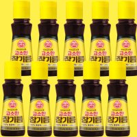 오뚜기 고소한 참기름 80ml 10개 고소한 향 참기름