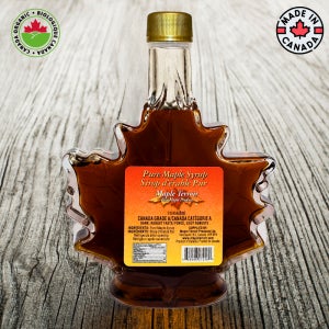 캐나다테루와(Terroir)250ml 캐나다 직수입100% 퓨어 오가닉 메이플시럽 Grade A 천연 감미료 250ml, 1개